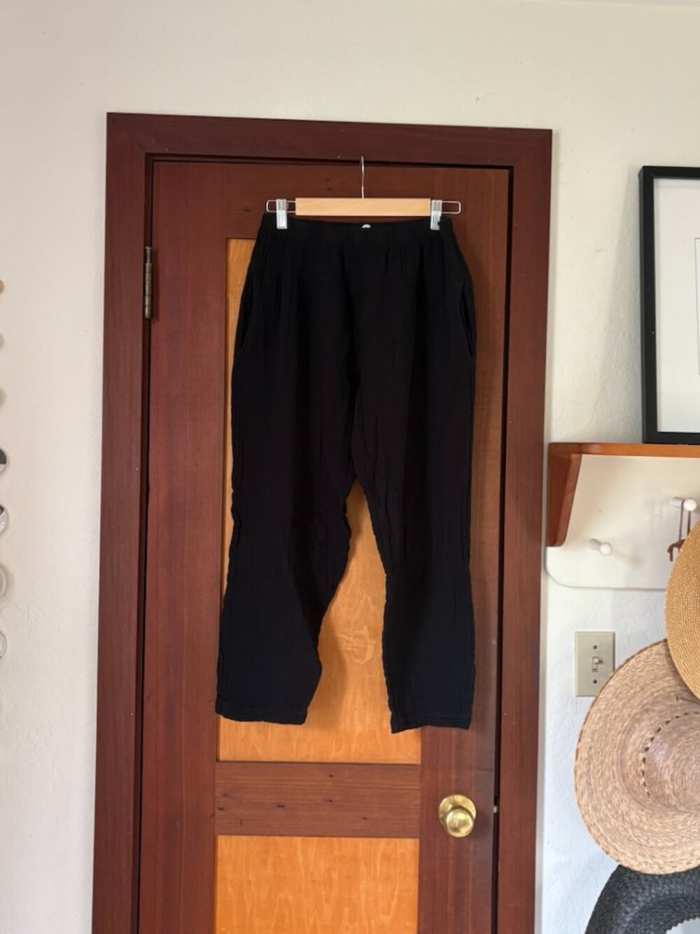 Black Guaze Felicite Pull on Pants Size 2/small